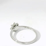 Zeitloser Moncara Ring in 14 Karat Weißgold mit feinen Brillanten