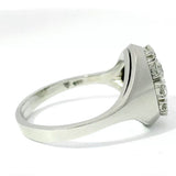 Zeitloser Ring in 14 Karat Weißgold mit feinen Brillanten