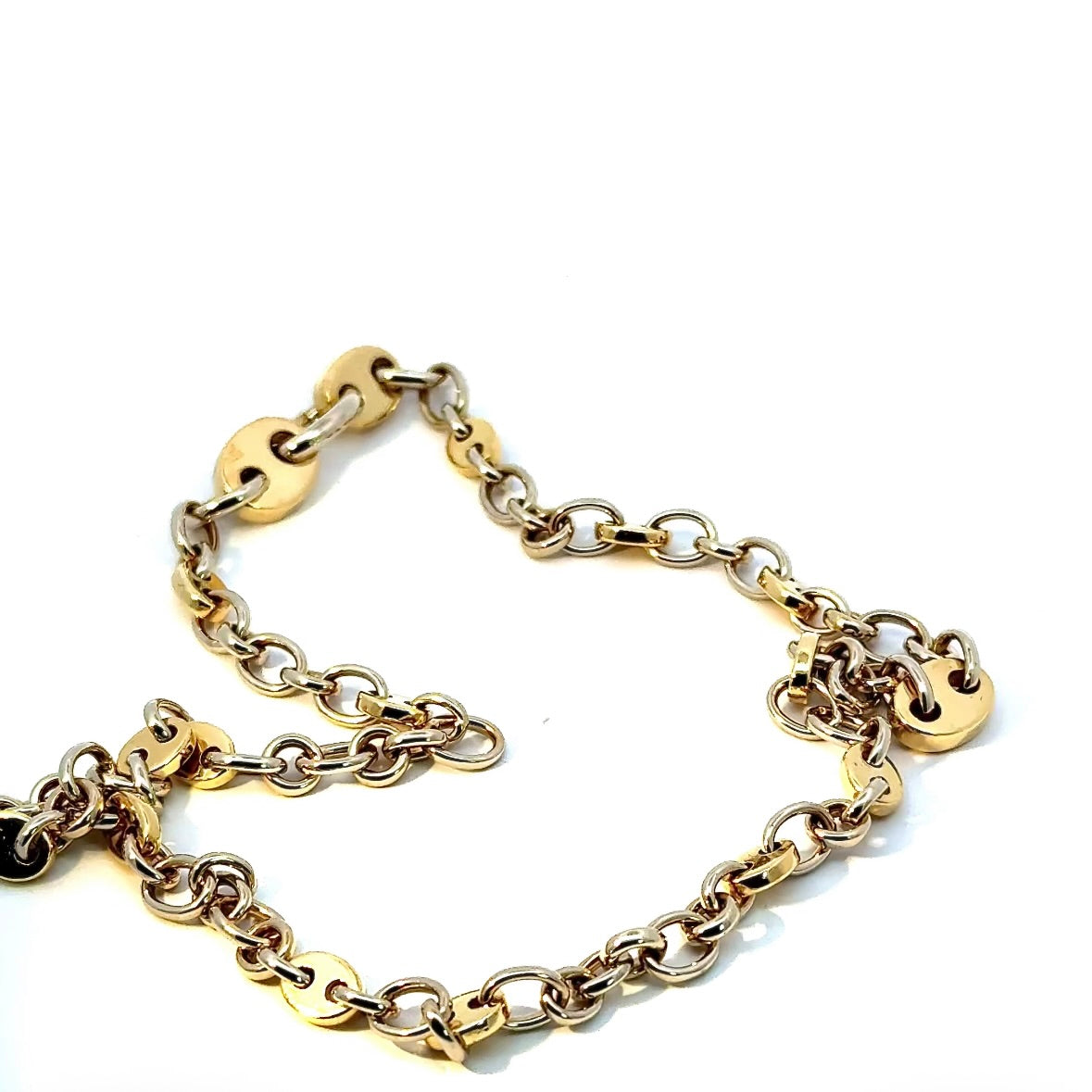 Wunderschöne Pomellato Halskette in 18 Karat (750) Gelb & Weißgold