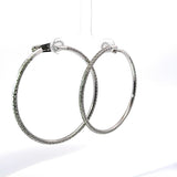 Außergewöhnliche 18Karat Weißgold Ohrringe mit 286 Brillanten