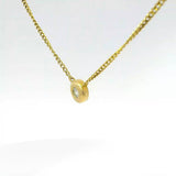 Zeitloses Collier in 18 Karat (750) Gelbgold mit Brillant von Christ