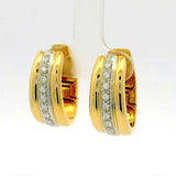 Edle Kreolen in 18 Karat Gold – handgefertigt mit hochfeinen Brillanten