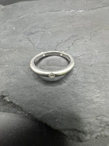 Zeitloser Adolfo Courrier Ring in 18 Karat Weißgold mit Brillanten - Eterno