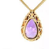 Exquisites Crivelli-Schmuckstück aus 18 Karat Roségold mit Amethyst