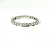 Moderner Memory Ring in 14 Karat Weißgold mit Brillanten