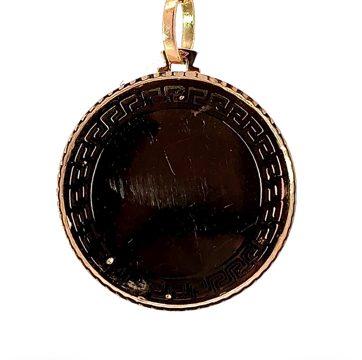 Besonderer Vintage-Anhänger in 18 Karat Roségold mit Diamanten & Perle