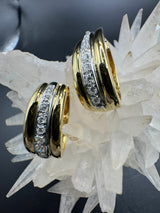 Edle Kreolen in 18 Karat Gold – handgefertigt mit hochfeinen Brillanten