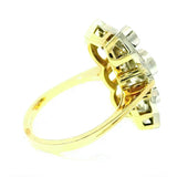 Ausgefallener Ring in 18 Karat (750) Gold mit feinen Brillanten