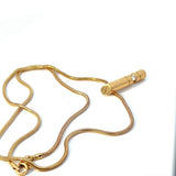 Elegantes Collier in 14 Karat (585) Gelbgold mit Brillant