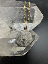 Besonderer Vintage-Anhänger in 9 Karat (375) Gold mit Diamanten