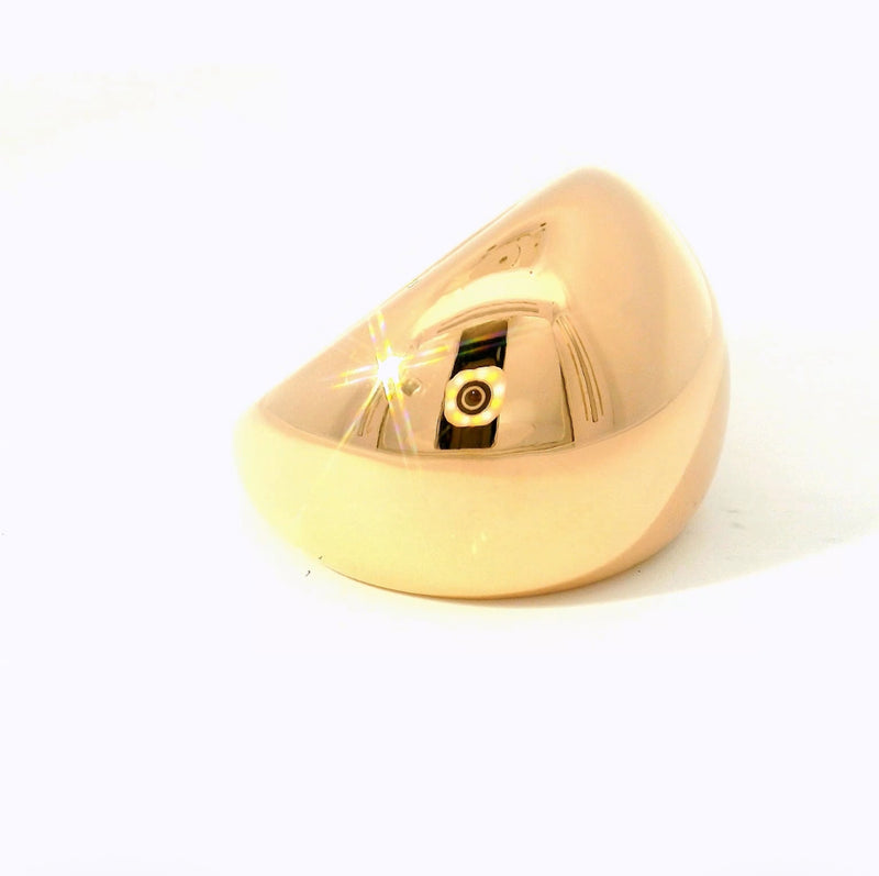 Massiver kuppelförmiger Rosegold Ring in 14 Karat (585)
