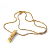Elegantes Collier in 14 Karat (585) Gelbgold mit Brillant