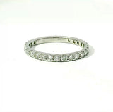 Moderner Memory Ring in 14 Karat Weißgold mit Brillanten