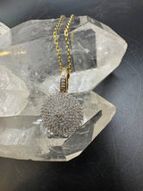 Besonderer Vintage-Anhänger in 9 Karat (375) Gold mit Diamanten