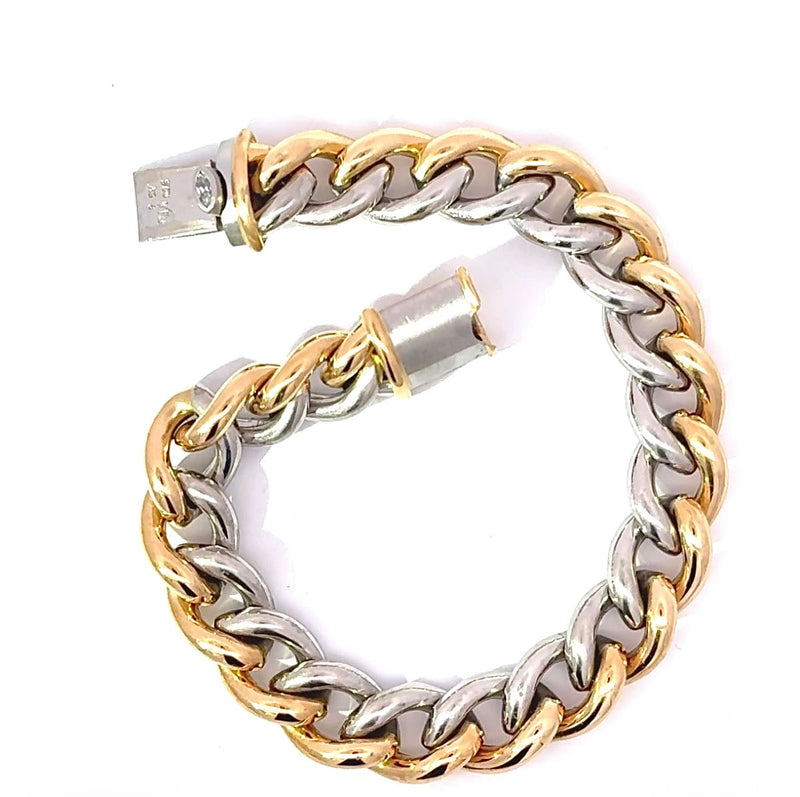 Original IsabellaFa Armband in 18 Karat Gelbgold und 950er Platin mit Diamant