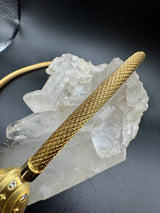 Dominantes Collier in 18 Karat (750) Gelbgold mit Brillanten