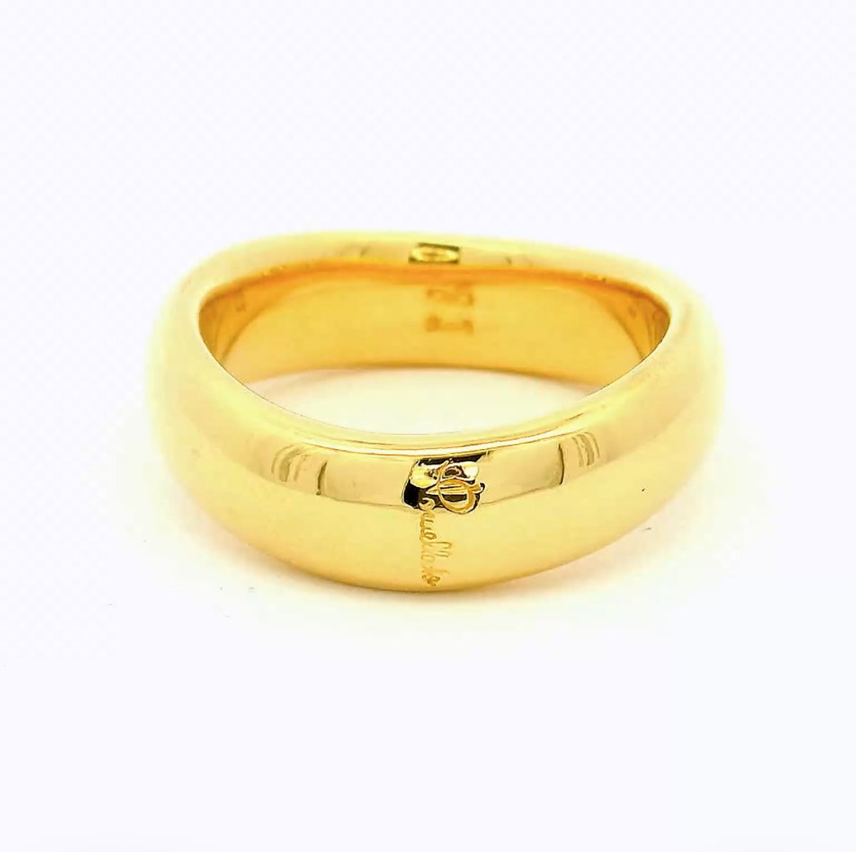 Edler Pomellato Bandring in 18 Karat strahlendem Gelbgold