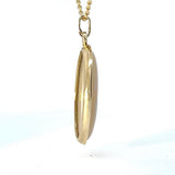 Eleganter Anhänger in 14 Karat Gelbgold mit Opal
