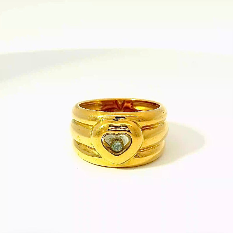 Chopard Happy Diamond Ring in 18 Karat strahlendem Gelbgold