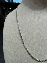 Original Tamara Comolli Ankerkette in 18 Karat Weißgold mit Federring