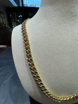 Panzerkette in 18 Karat Gelbgold – 103 Gramm mit zeitloser Struktur