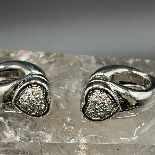 Original Piaget earrings in 18k with brilliants