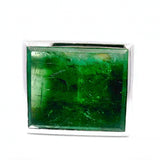 Einmaliger Ring in 18 Karat Weißgold mit beeindruckendem Turmalin