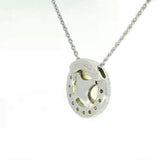 Zeitloser Moncara Anhänger in 14 Karat Weißgold mit Perle & Brillanten