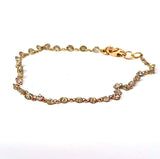 Spektakuläres Crivelli Armband in 18 Karat Roségold mit 3,30 Karat Fancy Brillanten