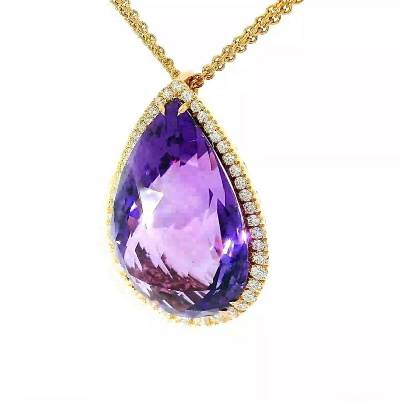 Exquisites Crivelli-Schmuckstück aus 18 Karat Roségold mit Amethyst