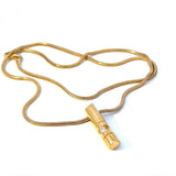 Elegantes Collier in 14 Karat (585) Gelbgold mit Brillant