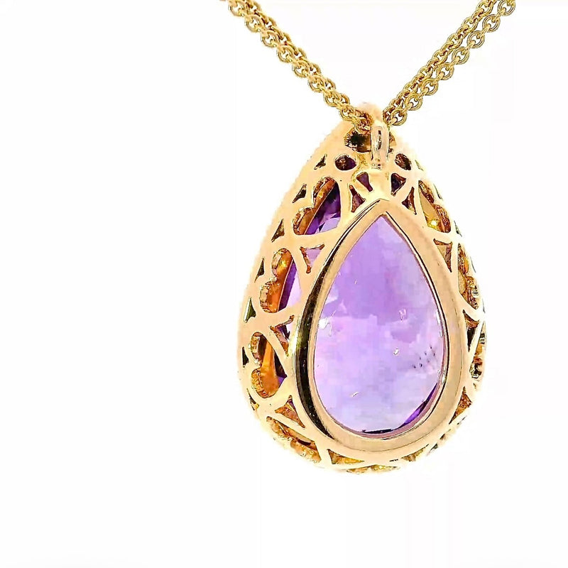 Exquisites Crivelli-Schmuckstück aus 18 Karat Roségold mit Amethyst