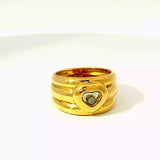 Chopard Happy Diamond Ring in 18 Karat strahlendem Gelbgold
