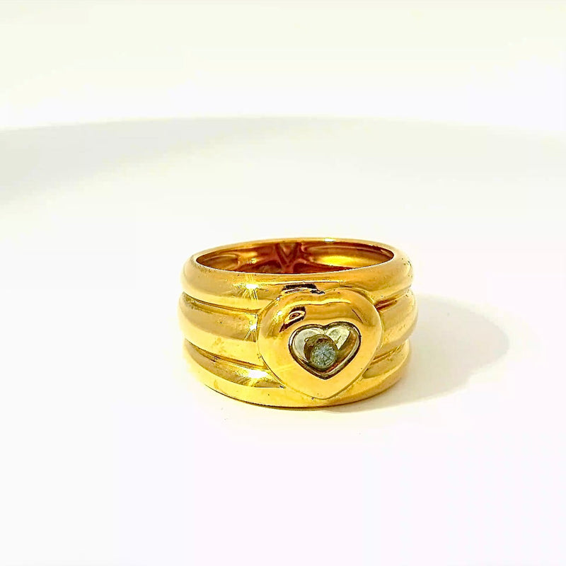 Chopard Happy Diamond Ring in 18 Karat strahlendem Gelbgold