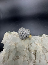 Hochwertiger Herz-Ring in 18 Karat Gelb- & Weißgold mit Brillanten