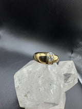 Handgefertigter Ring von Jaufmann in 18 Karat Gold mit Brillanten