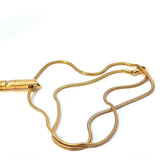 Elegantes Collier in 14 Karat (585) Gelbgold mit Brillant
