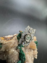 Ausgefallener Ring in 18 Karat (750) Gold mit feinen Brillanten