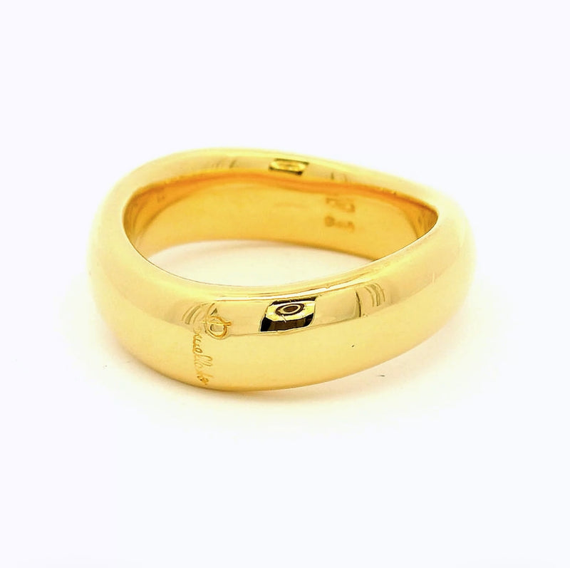 Edler Pomellato Bandring in 18 Karat strahlendem Gelbgold
