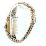 Ausgefallene Goldbaur-Uhr in 18 Karat Gelb- & Weißgold – mit Brillanten