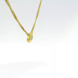 Zeitloses Collier in 18 Karat (750) Gelbgold mit Brillant von Christ