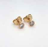Zeitlose Brillant Stecker in 18 Karat (750) Roségold