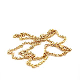 Zeitlose & robuste Ankerkette in 45/42cm in 14 Karat Gelbgold
