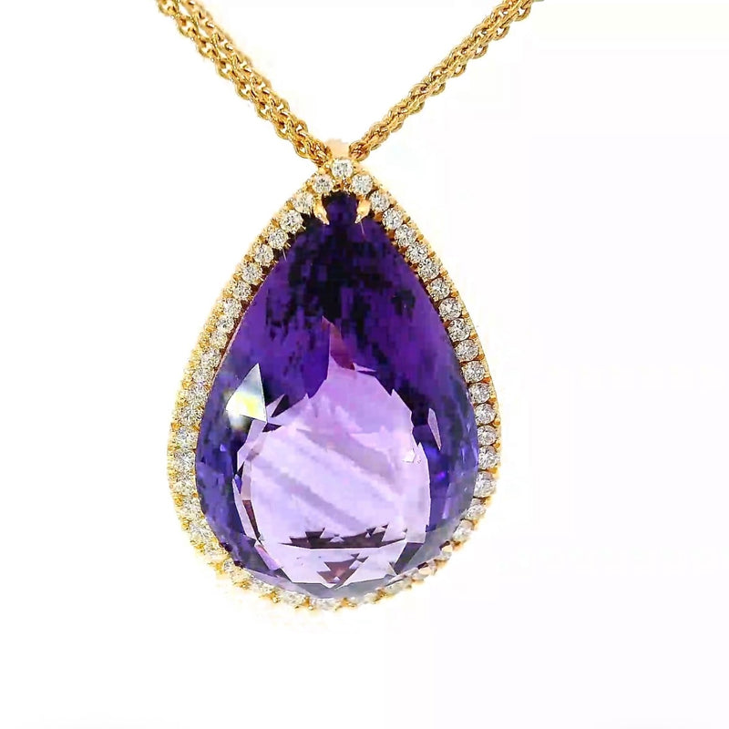 Exquisites Crivelli-Schmuckstück aus 18 Karat Roségold mit Amethyst