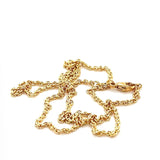 Zeitlose & robuste Ankerkette in 45/42cm in 14 Karat Gelbgold