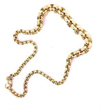 Leuchtendes Erbsencollier in 8 Karat Gelbgold mit schönem Verlauf