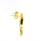 Ausgefallene Capolavoro-Ohrringe in 18 Karat Gold mit Brillanten