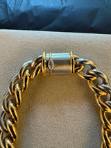 Original IsabellaFa Armband in 18 Karat Gelbgold und 950er Platin mit Diamant