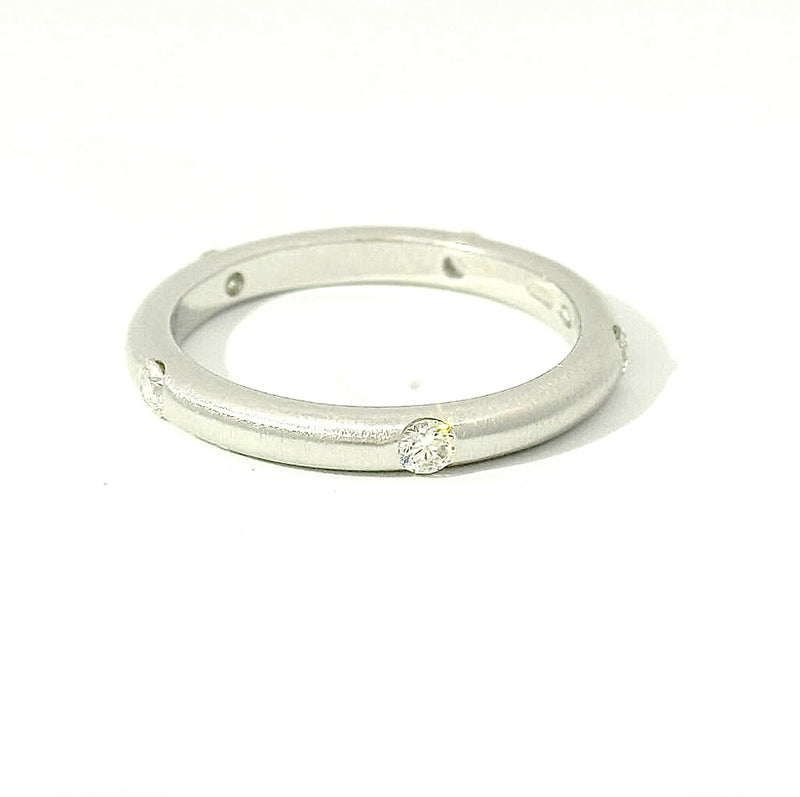 Zeitloser Adolfo Courrier Ring in 18 Karat Weißgold mit Brillanten - Eterno