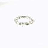Zeitloser Adolfo Courrier Ring in 18 Karat Weißgold mit Brillanten - Eterno
